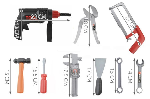 Įrankių dėžė vaikams – fantastiškas rinkinys mažajam meistrui