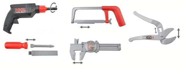 Įrankių dėžė vaikams – fantastiškas rinkinys mažajam meistrui