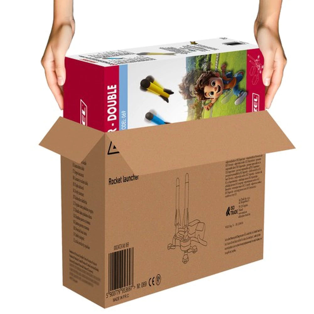 Dvigubas raketų paleidėjas vaikams