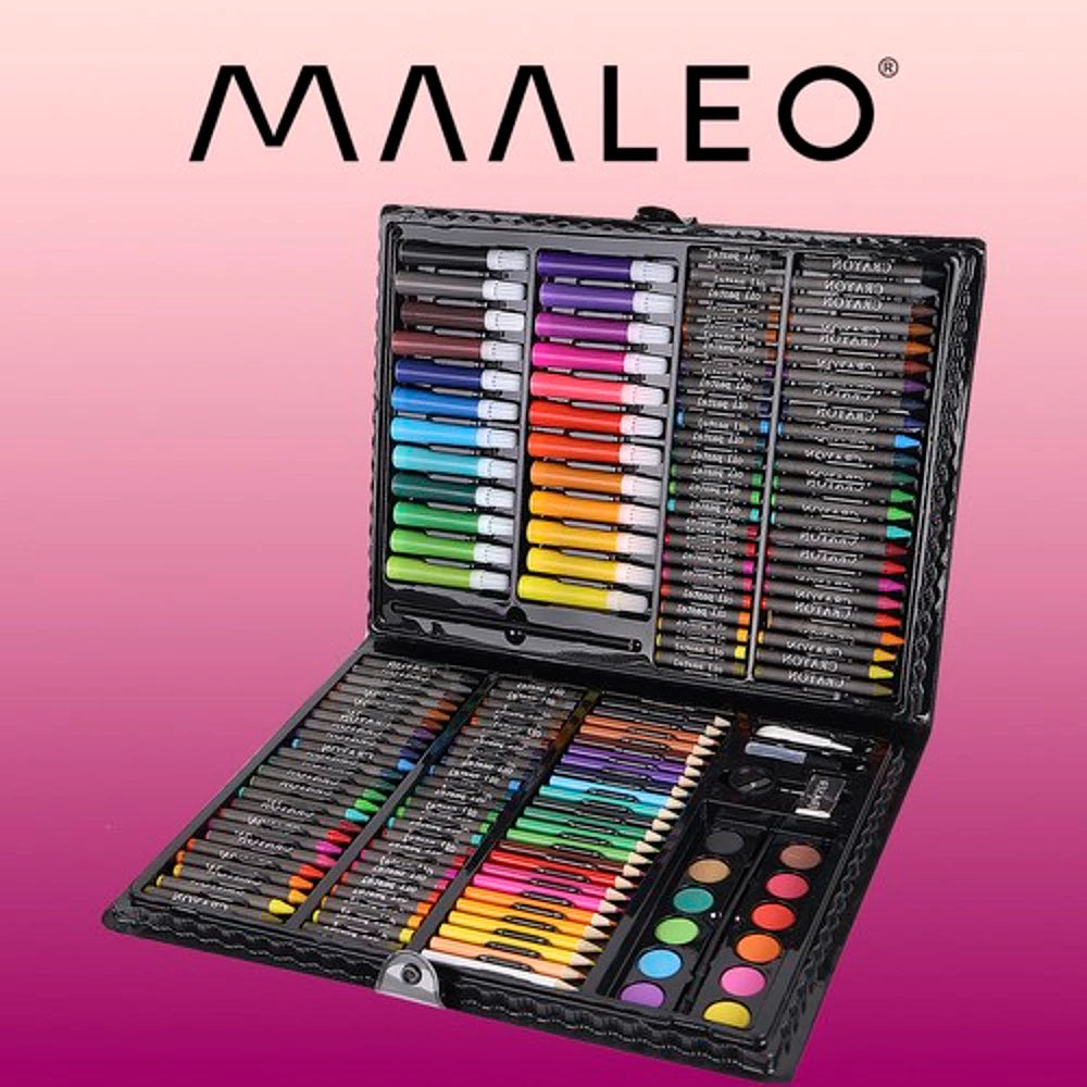 Dažymo ir piešimo rinkinys lagamine – 168 dalių