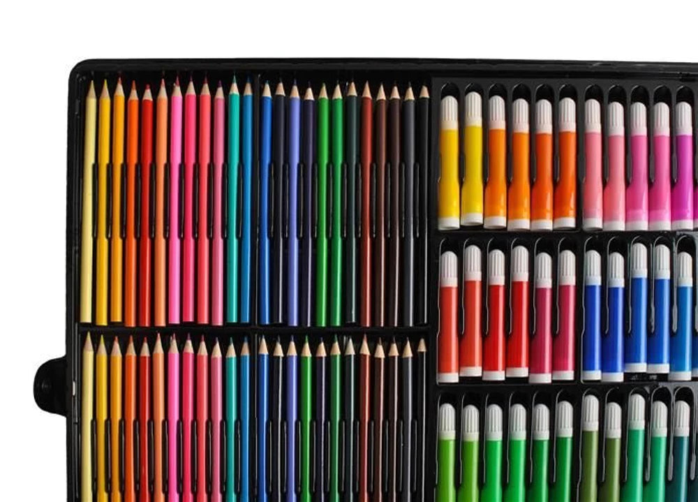 Tapybos ir piešimo rinkinys lagamine – 288 dalių