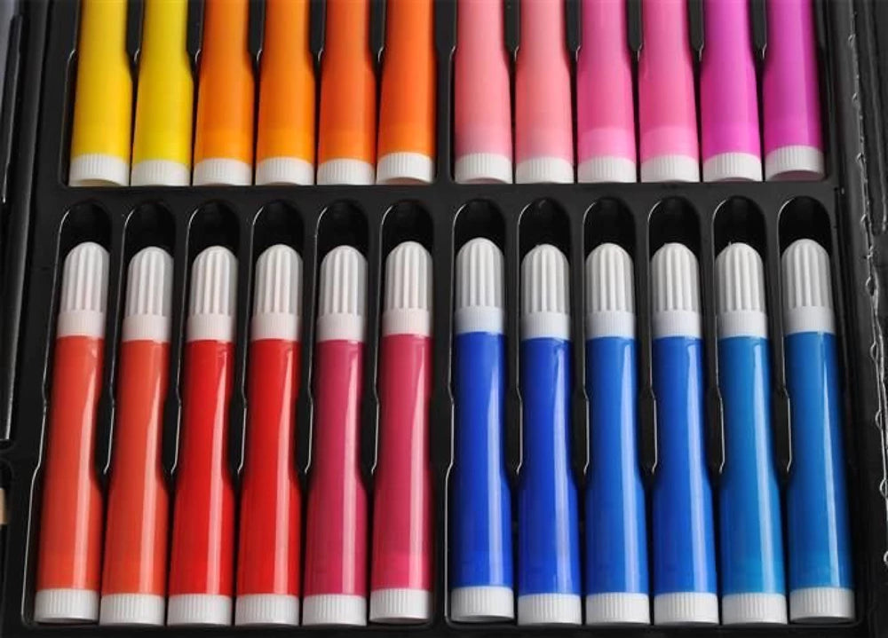 Tapybos ir piešimo rinkinys lagamine – 288 dalių