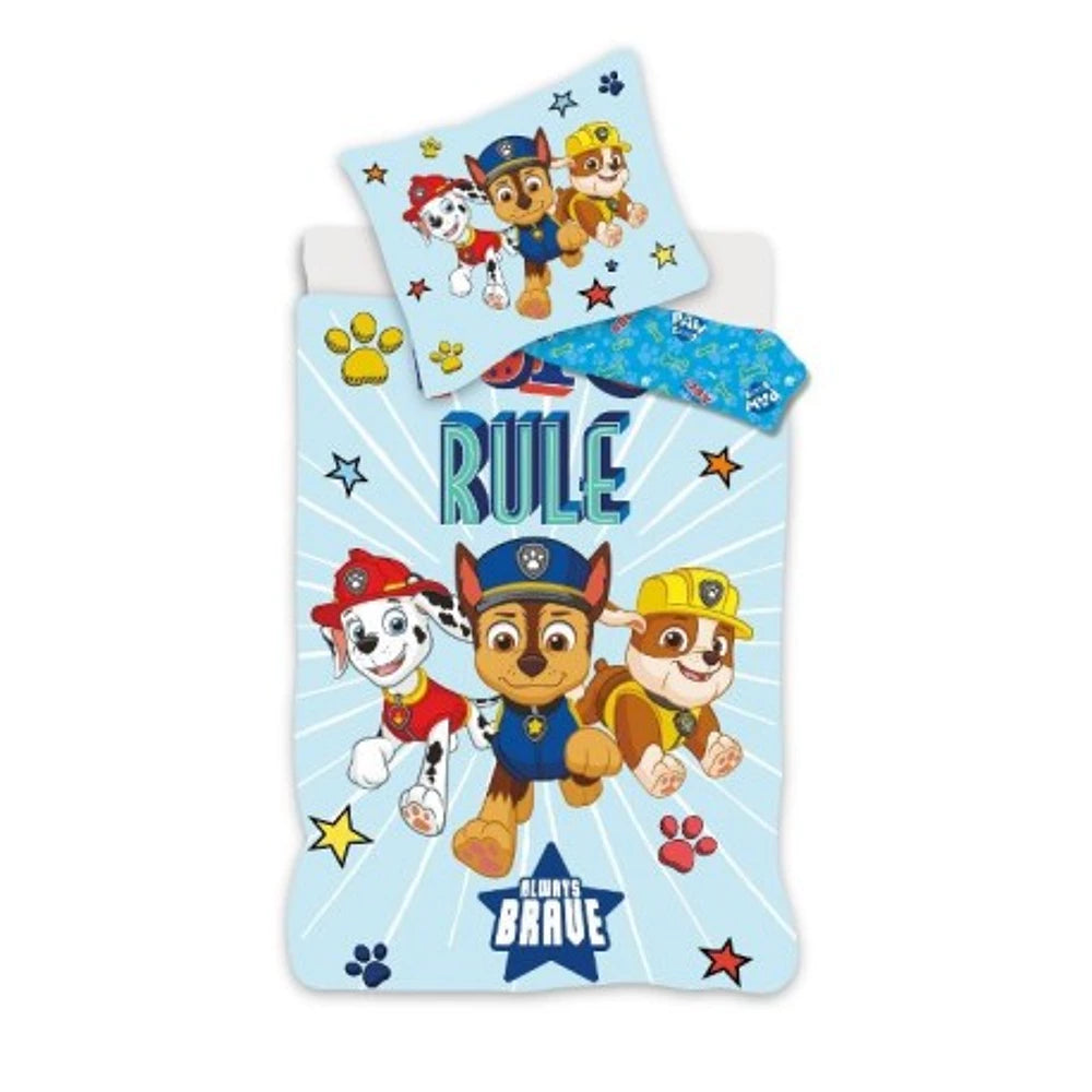 Vaikiškas patalynės komplektas Paw Patrol (140x200 cm, 2 dalių)