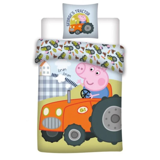 Kūdikių patalynės komplektas Peppa ( 100x135, 2 dalių)