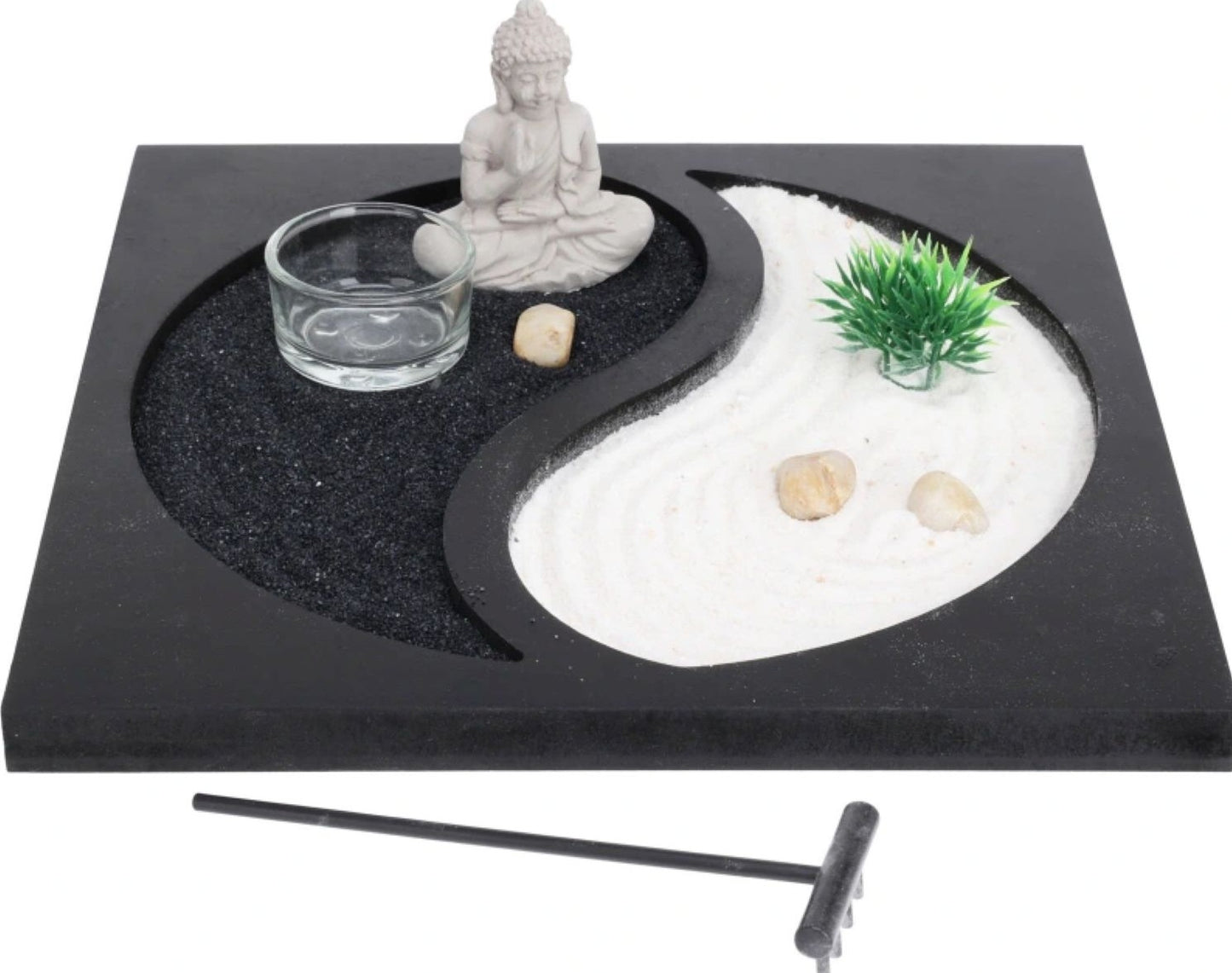 Žvakidė Budos zen sodo (Juoda)